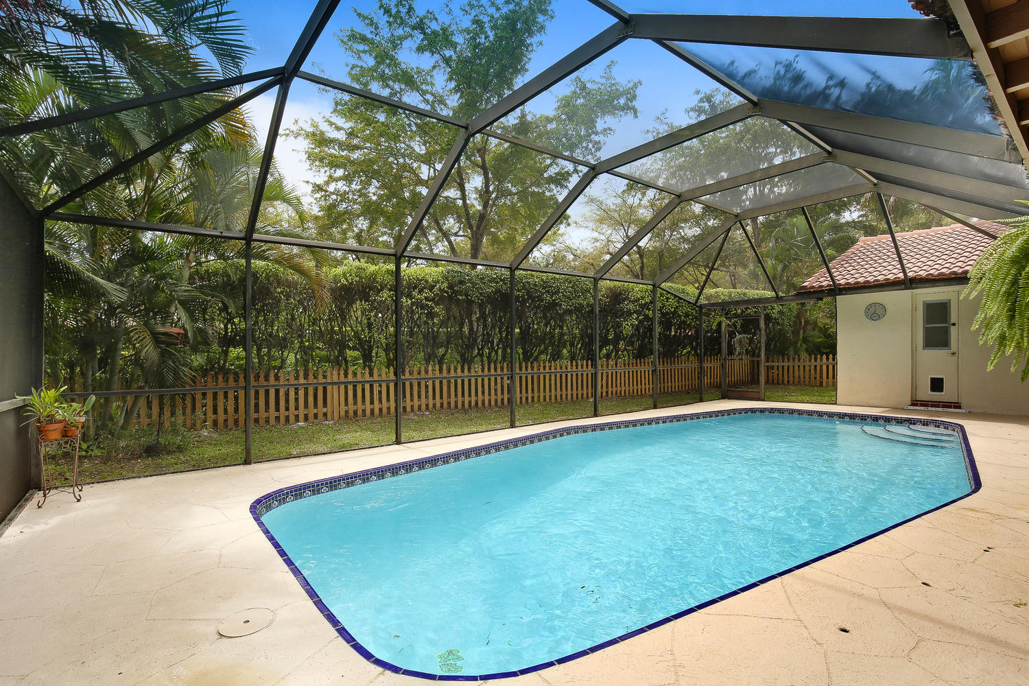 2412 Northwest 35th Street Boca Raton, FL 33431 - Photo 23 of 34 Pool and Fenced Yard