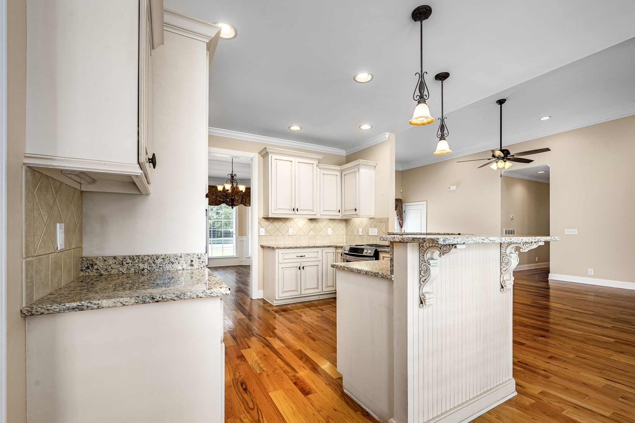 2101 Stratford Road Murfreesboro, TN 37129 - Photo 20 of 54 a kitchen with refrigerator cabinets and wooden floor