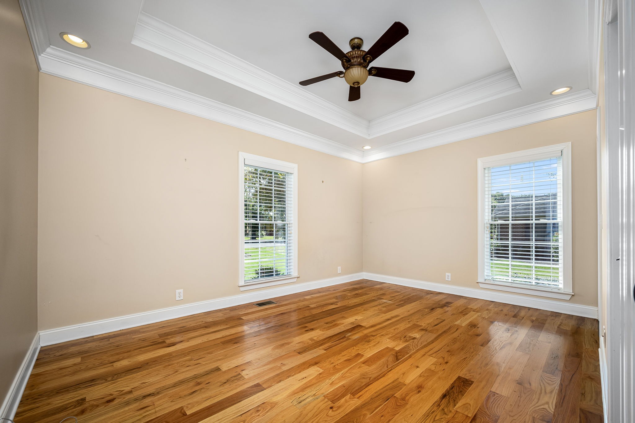 2101 Stratford Road Murfreesboro, TN 37129 - Photo 38 of 54 an empty room with window and a ceiling fan