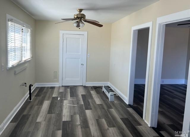 44 North Front Street Rio Vista, CA 94571 - Photo 4 of 8 a view of empty room with wooden floor and fan