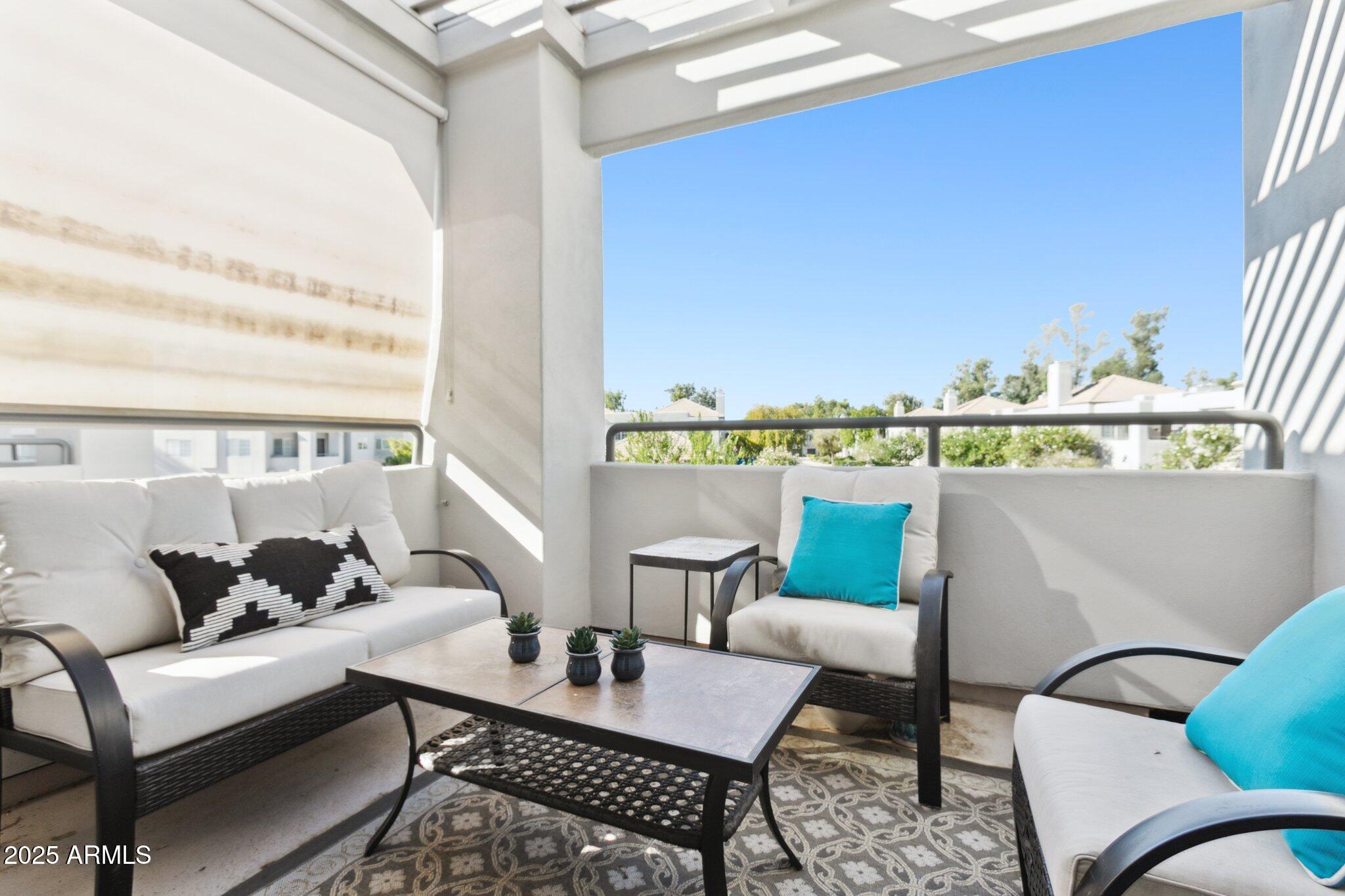 7710 East Gainey Ranch Road, Unit 229 Scottsdale, AZ 85258 - Photo 18 of 50 Patio off master bedroom