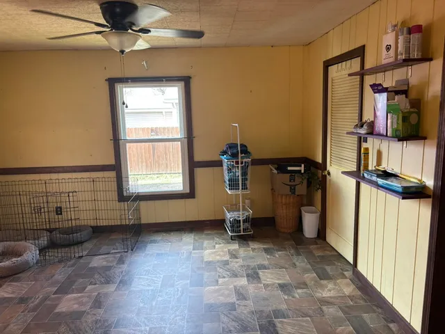 a view of a storage & utility room