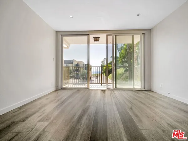 a view of balcony with city view
