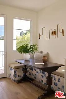 a room with furniture and window