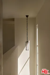 a hallway with a small space