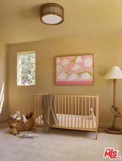 a view of a furniture in a room