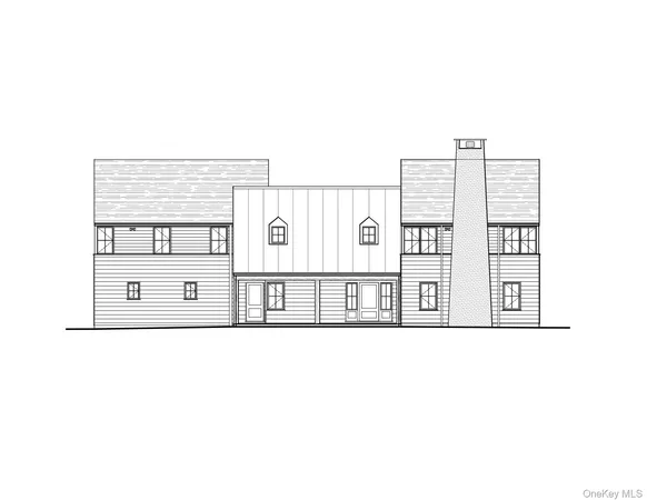 a view of a house with a small yard