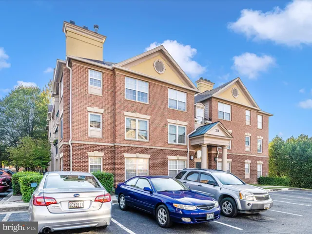 front view of a brick building