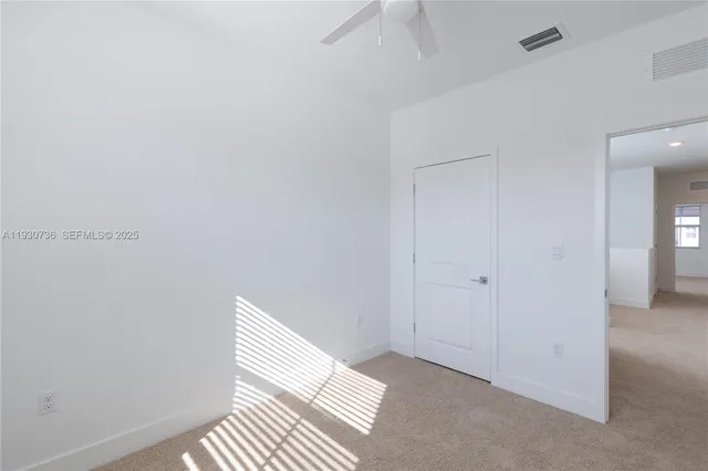 a view of an empty room