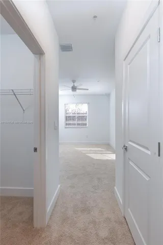 a view of an empty room