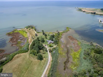 a view of a yard with a lake view
