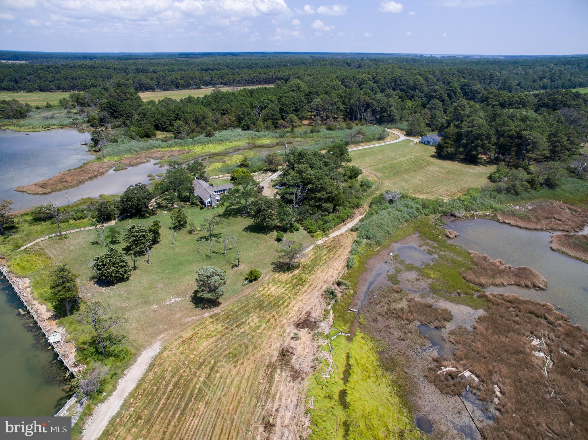 Hoopers Neck Road Taylors Island, MD 21669 - Photo 27 of 28 a view of a lake with a yard and lake