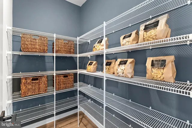 a view of storage and utility room