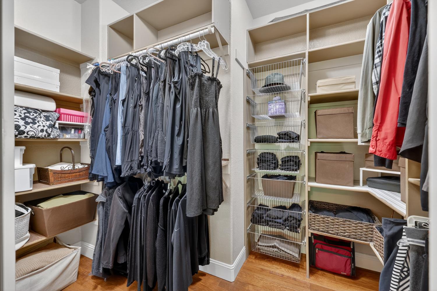 1203 Halidon Way Folsom, CA 95630 - Photo 41 of 98 a view of walk in closet with clothes and shoes