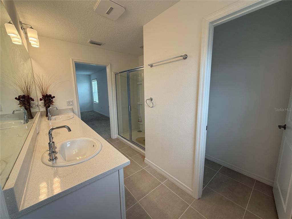6431 Milestone Loop Palmetto, FL 34221 - Photo 11 of 28 a bathroom with a sink and mirror