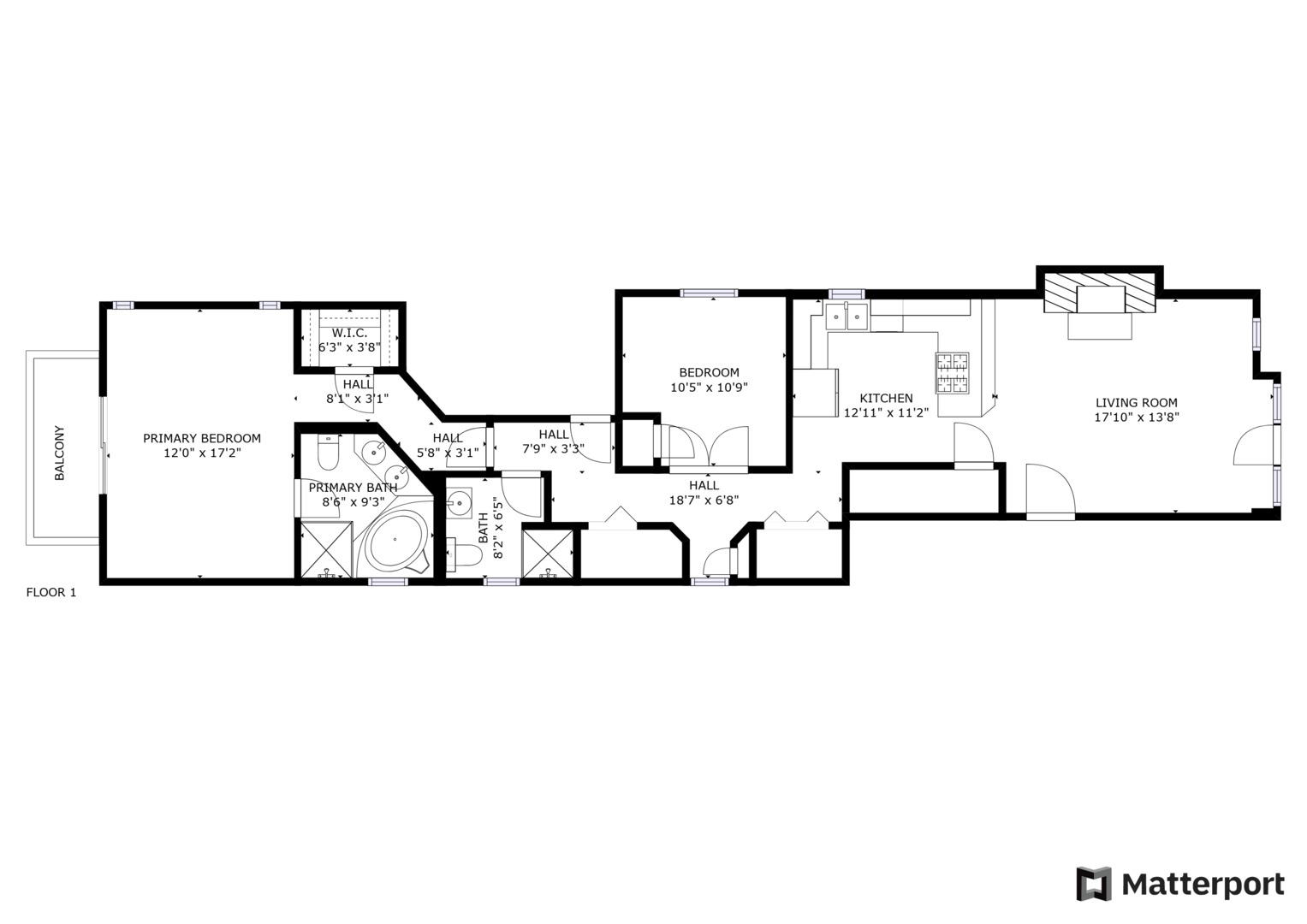 952 West Barry Avenue, Unit 1 Chicago, IL 60657 - Photo 11 of 11 a picture of a floor plan