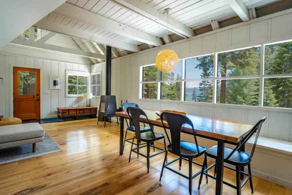 a view of outdoor space and deck