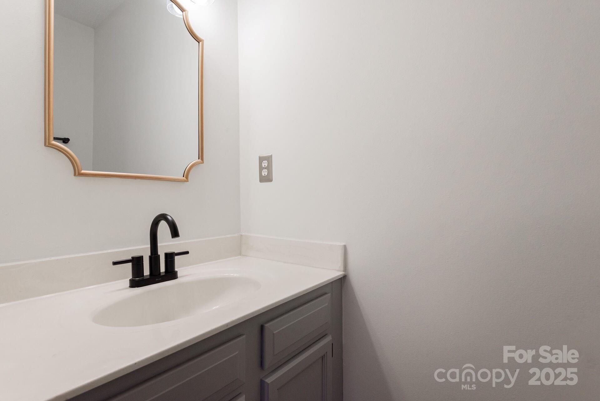 9204 4 Mile Creek Road Charlotte, NC 28277 - Photo 9 of 18 a bathroom with a sink and vanity