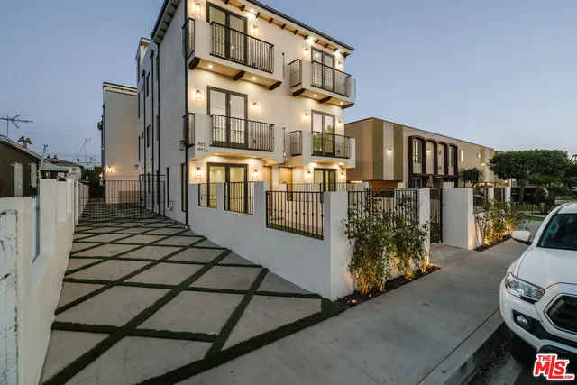 a view of a large building with many windows