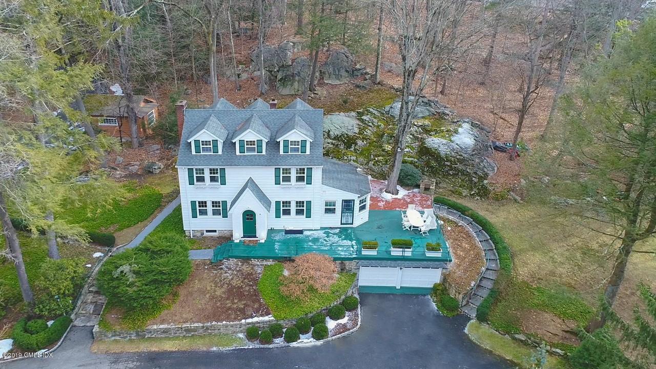 347 Riversville Road Greenwich, CT 06831 - Photo 19 of 22 an aerial view of a house