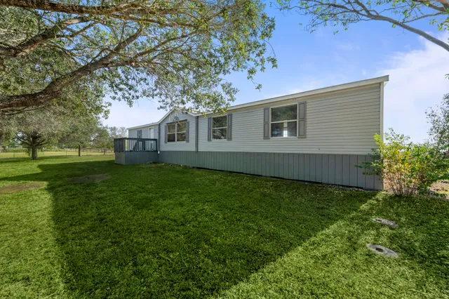 a house view with a garden space