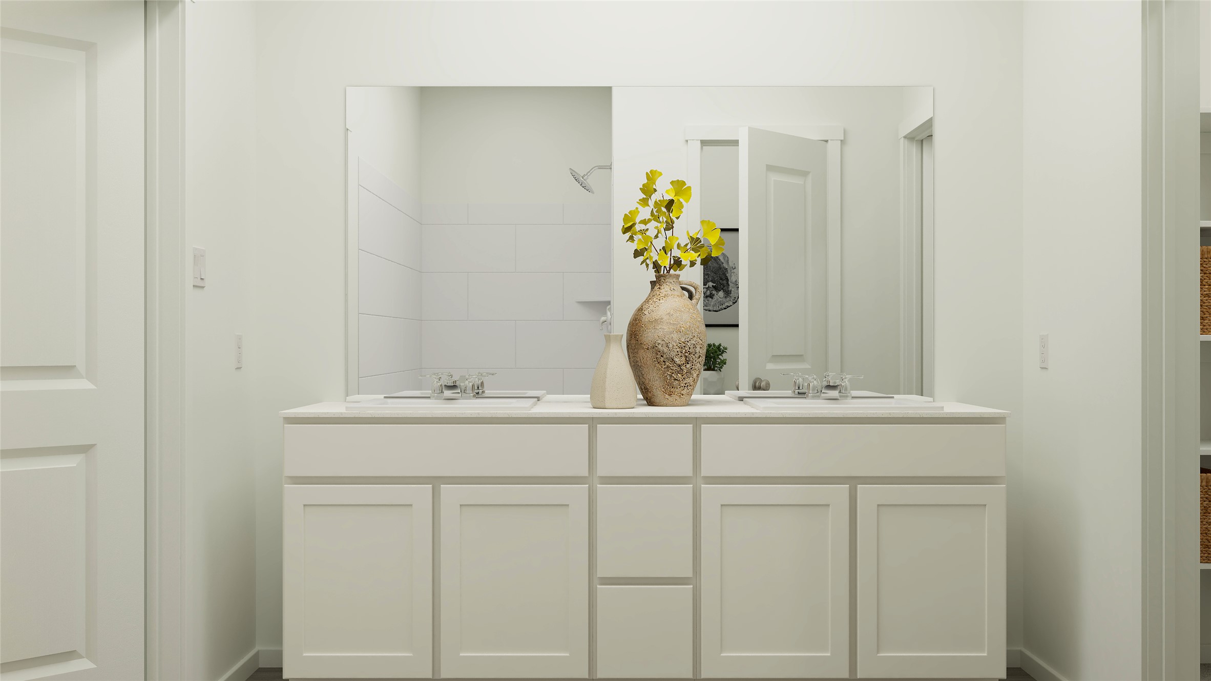 13336 Winton Drive Elgin, TX 78621 - Photo 26 of 28 a bathroom with a sink and vanity