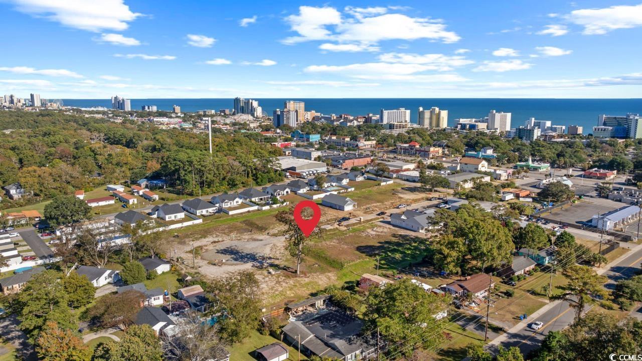 604 12th Avenue South Myrtle Beach, SC 29577 - Photo 5 of 40 Aerial view of The Villages at Withers Heights with ocean views.