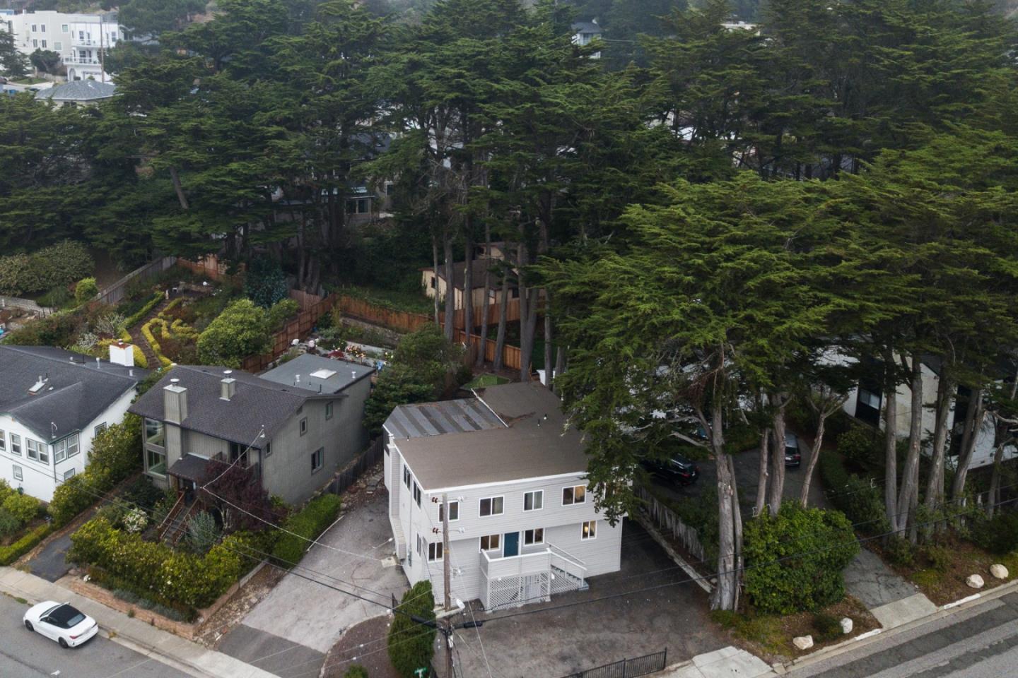 301 Channing Way Pacifica, CA 94044 - Photo 51 of 68 an aerial view of a house with a yard