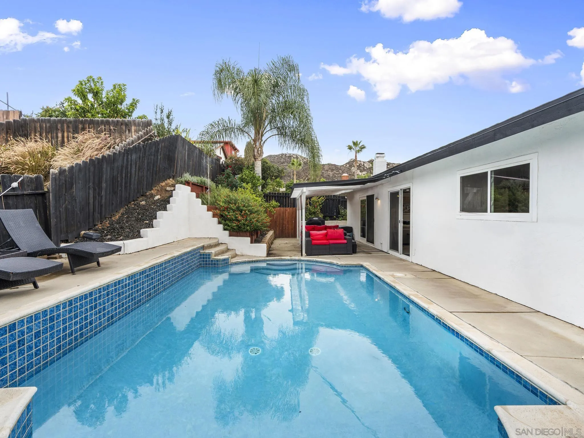 10252 Santana Street Santee, CA 92071 - Photo 20 of 21 a view of a backyard of the house