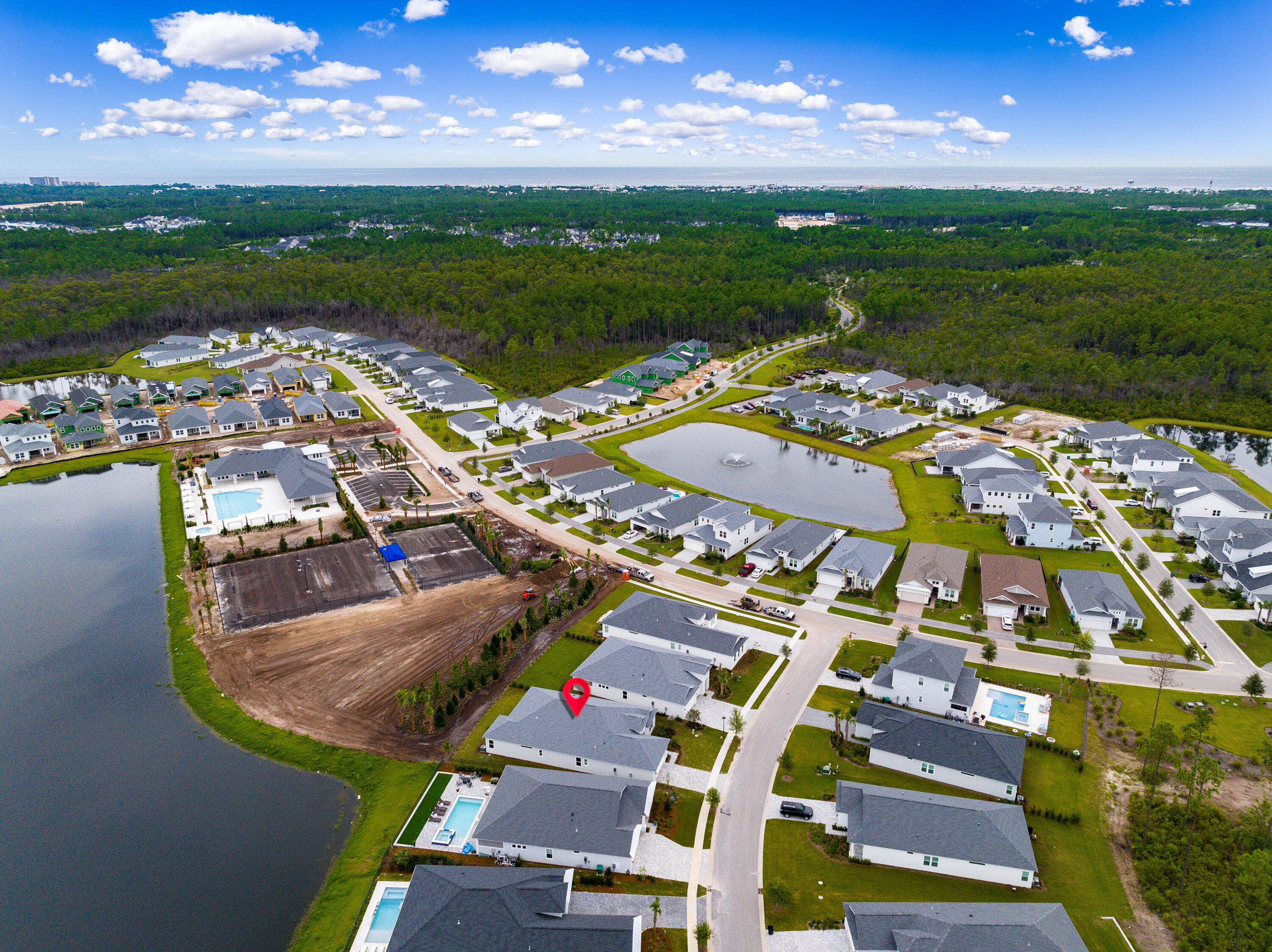 30 River Rise Way Inlet Beach Inlet Beach, FL 32461 - Photo 59 of 61 a view of a swimming pool with a yard