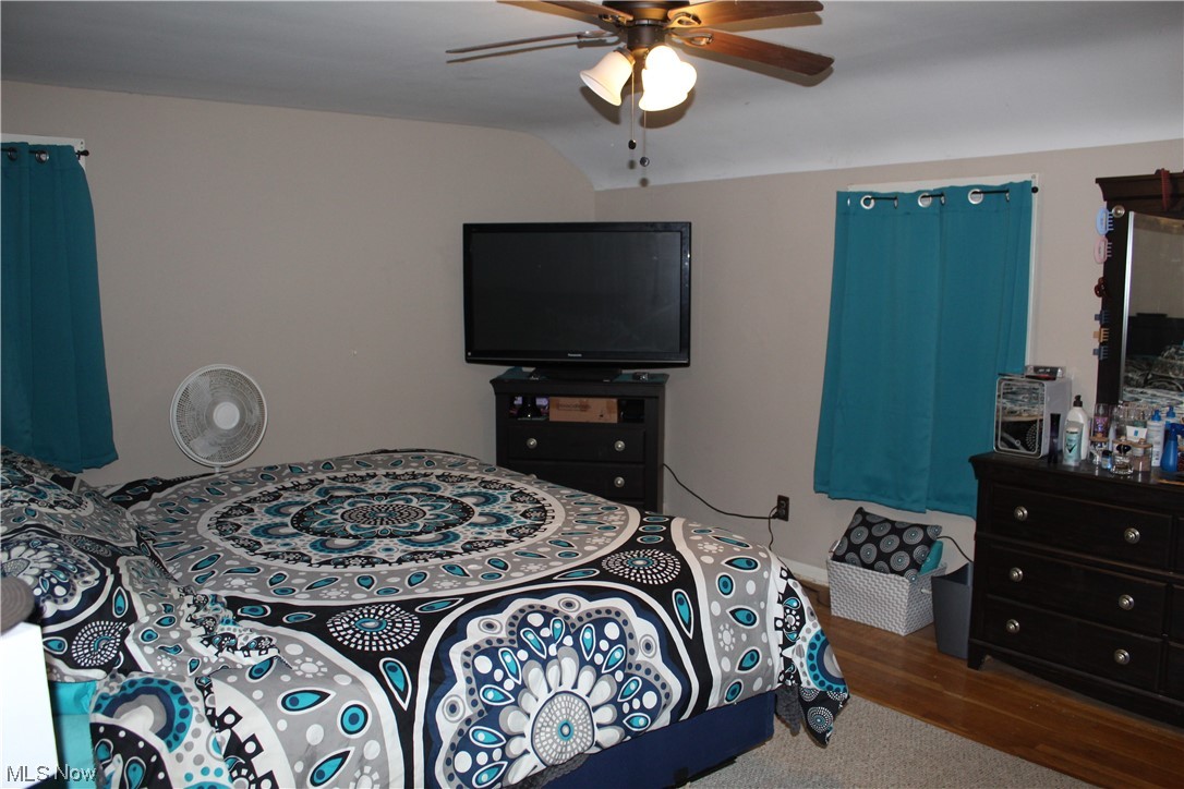 1292 Ford Road Lyndhurst, OH 44124 - Photo 9 of 25 Bedroom with hardwood flooring and ceiling fan