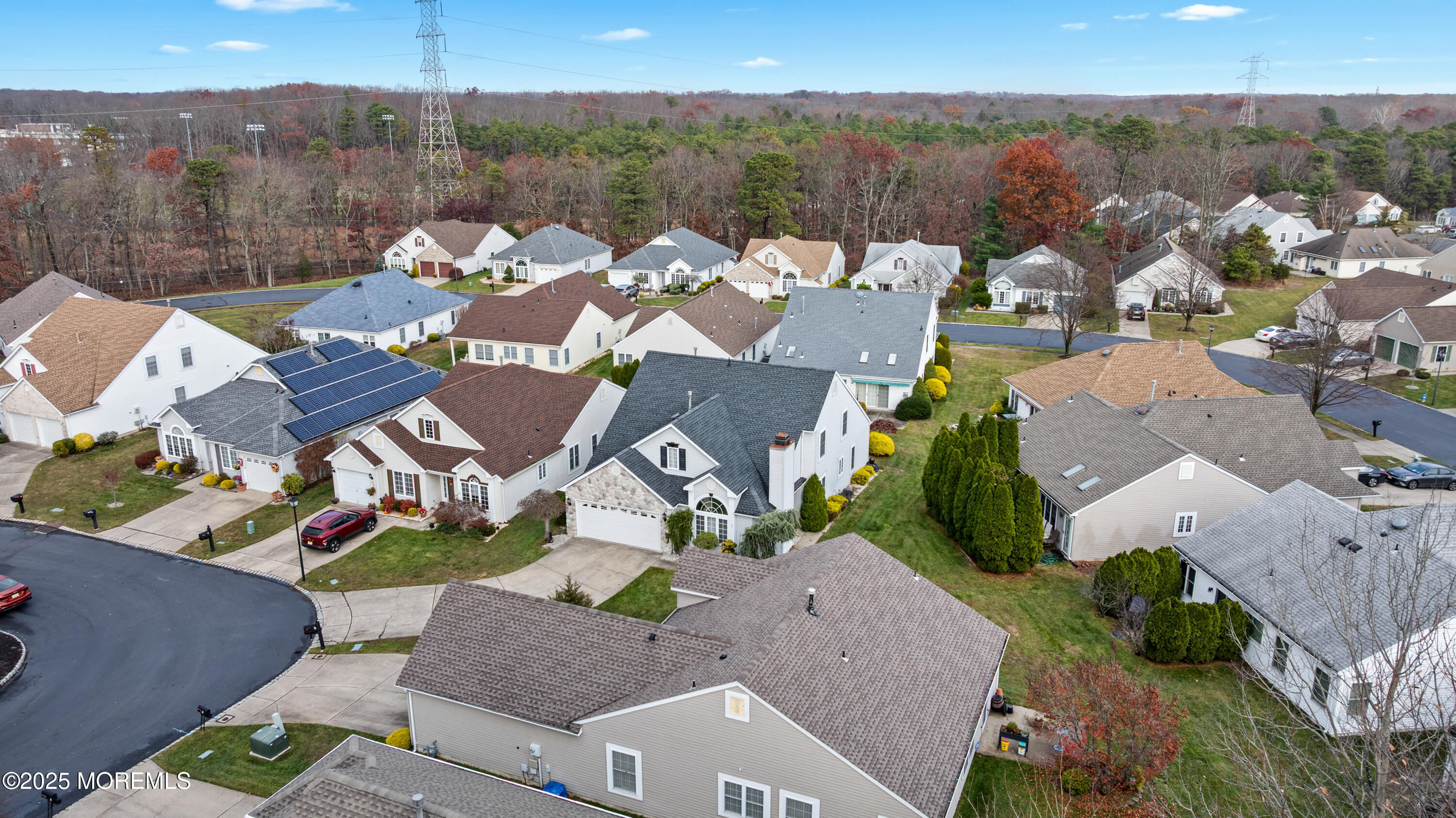 7 Regent Square Jackson, NJ 08527 - Photo 26 of 29 an aerial view of a house with a garden