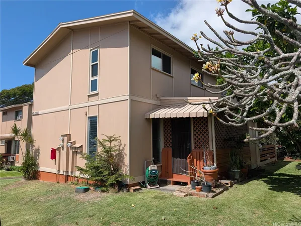 a view of a small house