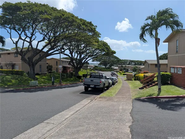 a view of the street