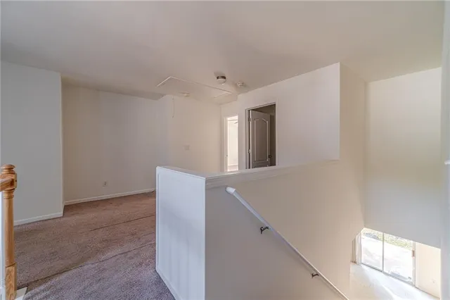 a view of empty room