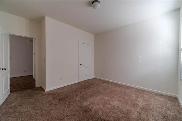 a view of an empty room