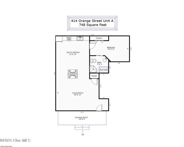 $1,725 | 414 Orange Street, Unit A, Wilmington, NC 28401