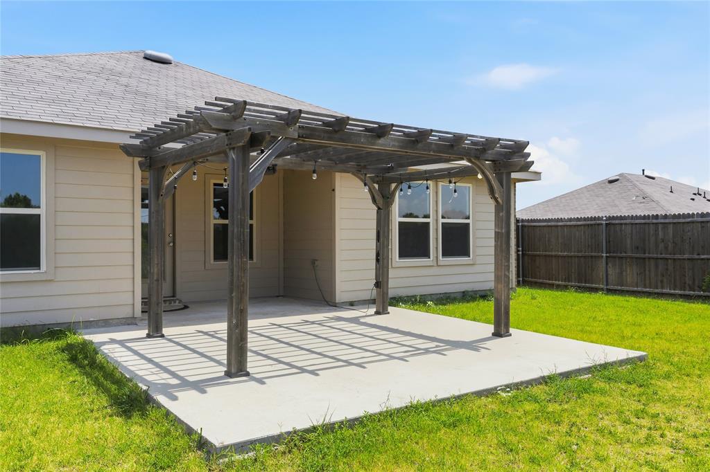 3006 Pitchfork Way Forney, TX 75126 - Photo 30 of 34 Large patio with pergola