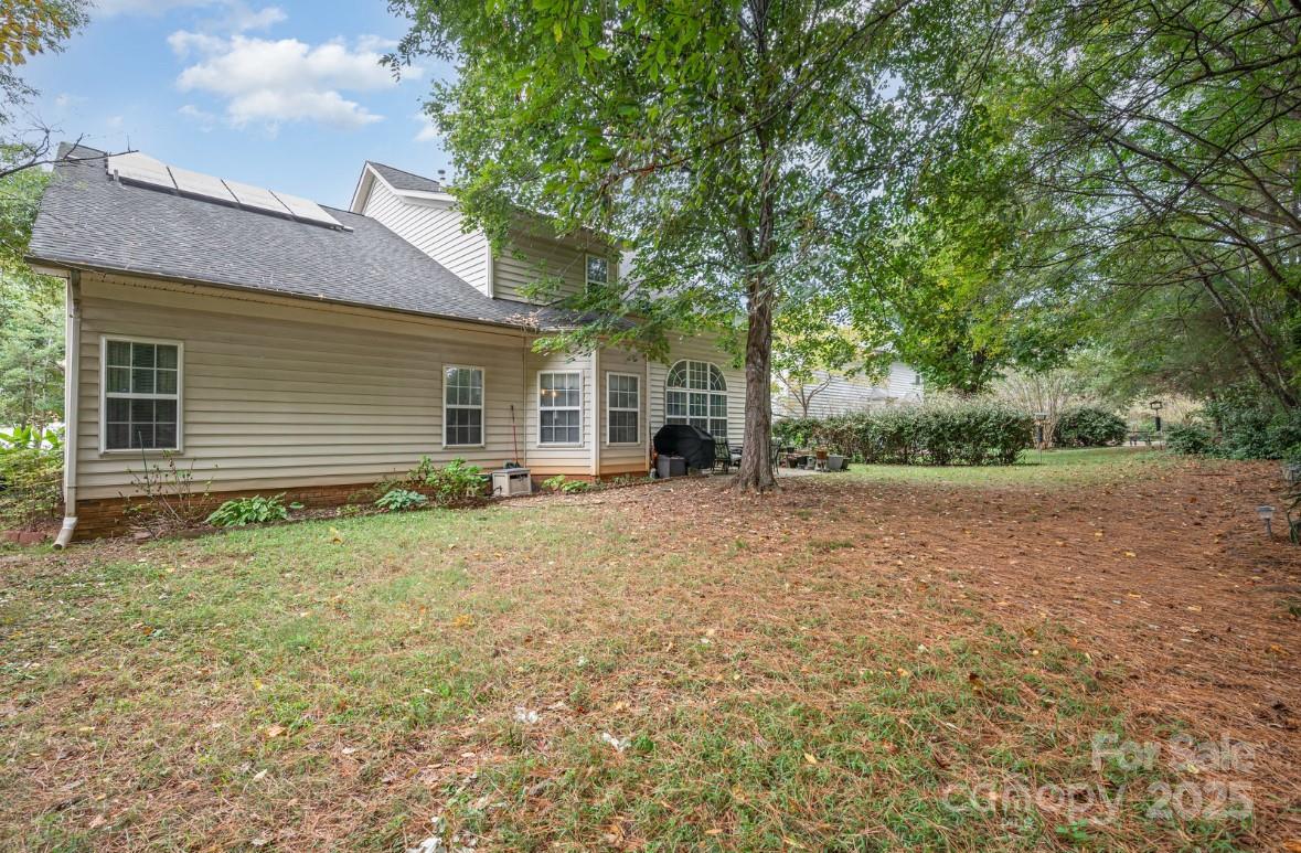 6930 Reedy Creek Road Charlotte, NC 28215 - Photo 23 of 28 a backyard of a house with plants and large tree