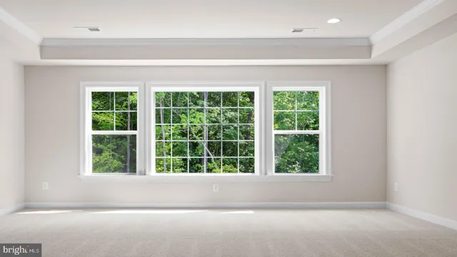 a view of a window in a room