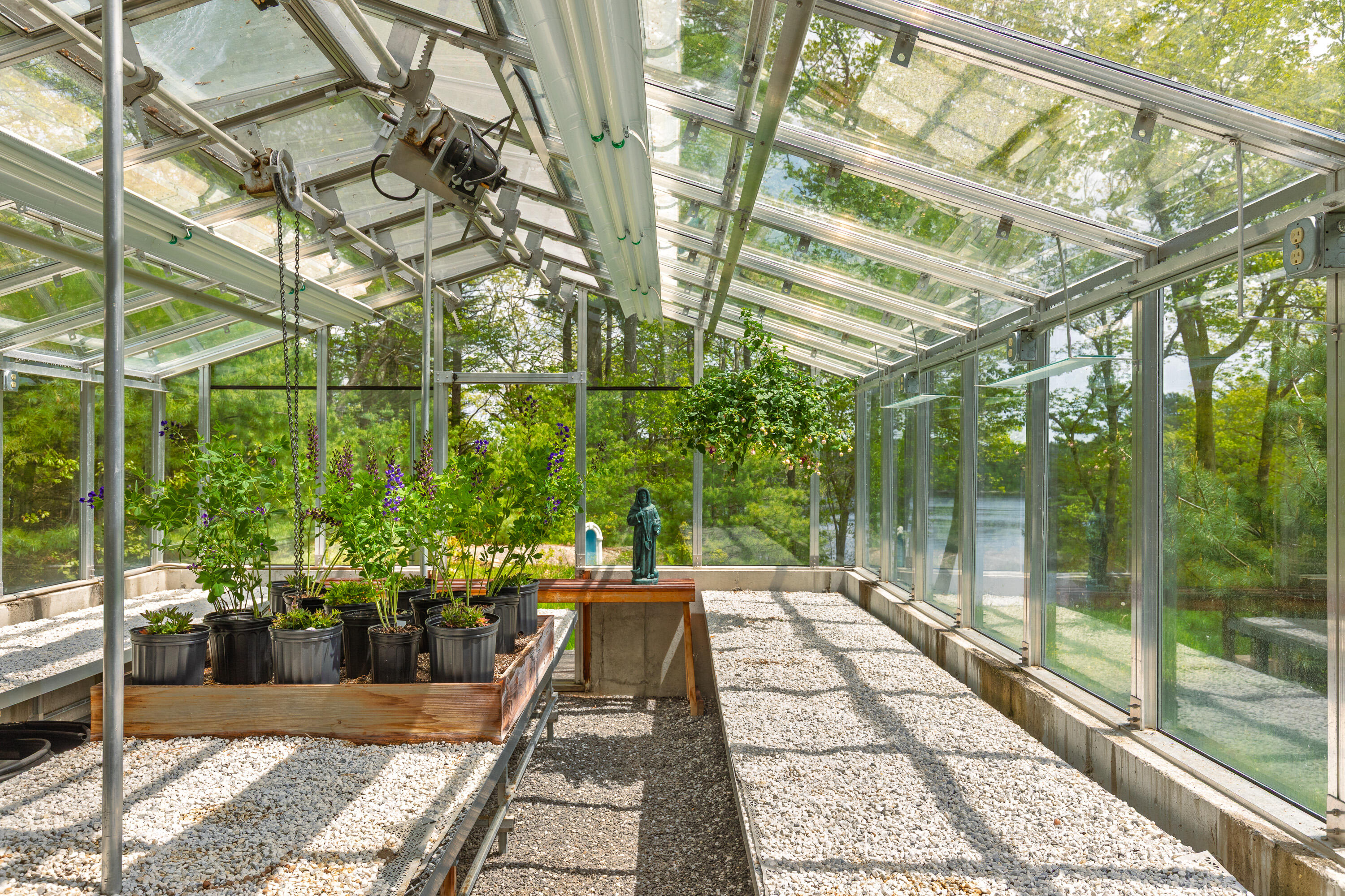 213 Fiddlers Reach Road Phippsburg, ME 04562 - Photo 13 of 45 greenhouse with doublepane glass