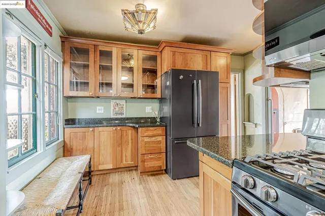 a view of a city with tall buildings