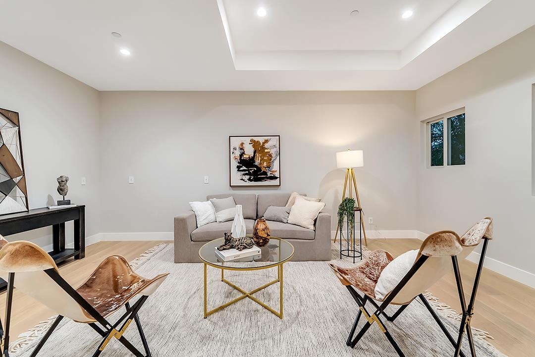 10872 West Estates Drive Cupertino, CA 95014 - Photo 45 of 58 a living room with furniture and a wooden floor