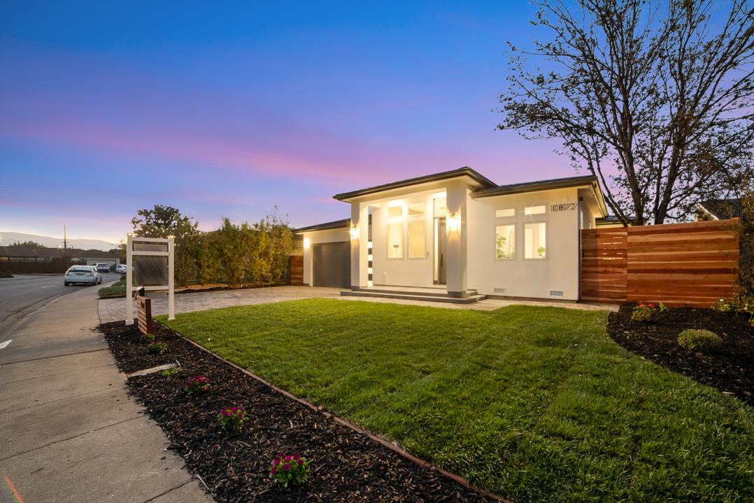 10872 West Estates Drive Cupertino, CA 95014 - Photo 5 of 58 a front view of a house with a yard
