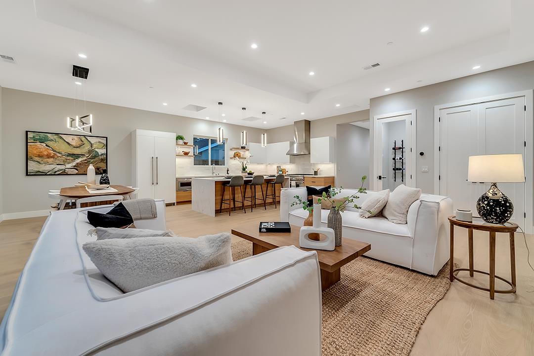10872 West Estates Drive Cupertino, CA 95014 - Photo 51 of 58 a living room with furniture kitchen view and a window