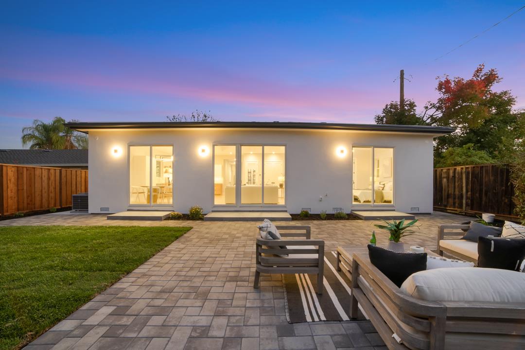 10872 West Estates Drive Cupertino, CA 95014 - Photo 57 of 58 a view of a house with swimming pool and sitting area