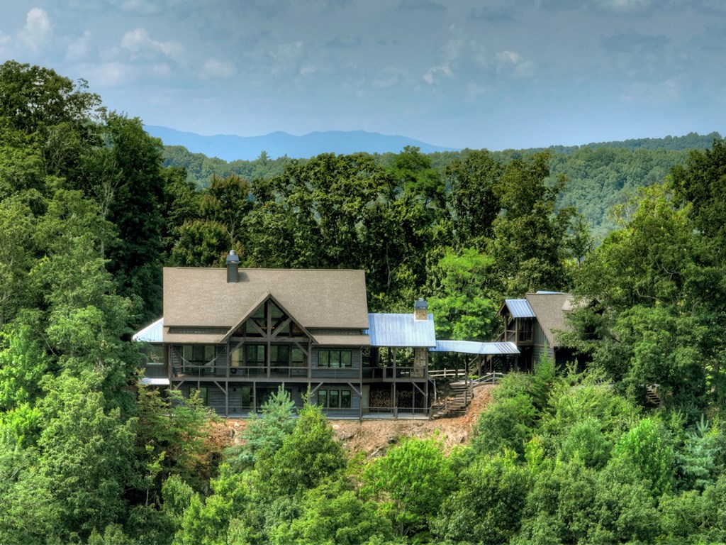 440 Cochise Road Cherry Log, GA 30522 - Photo 38 of 82 an aerial view of a house with balcony