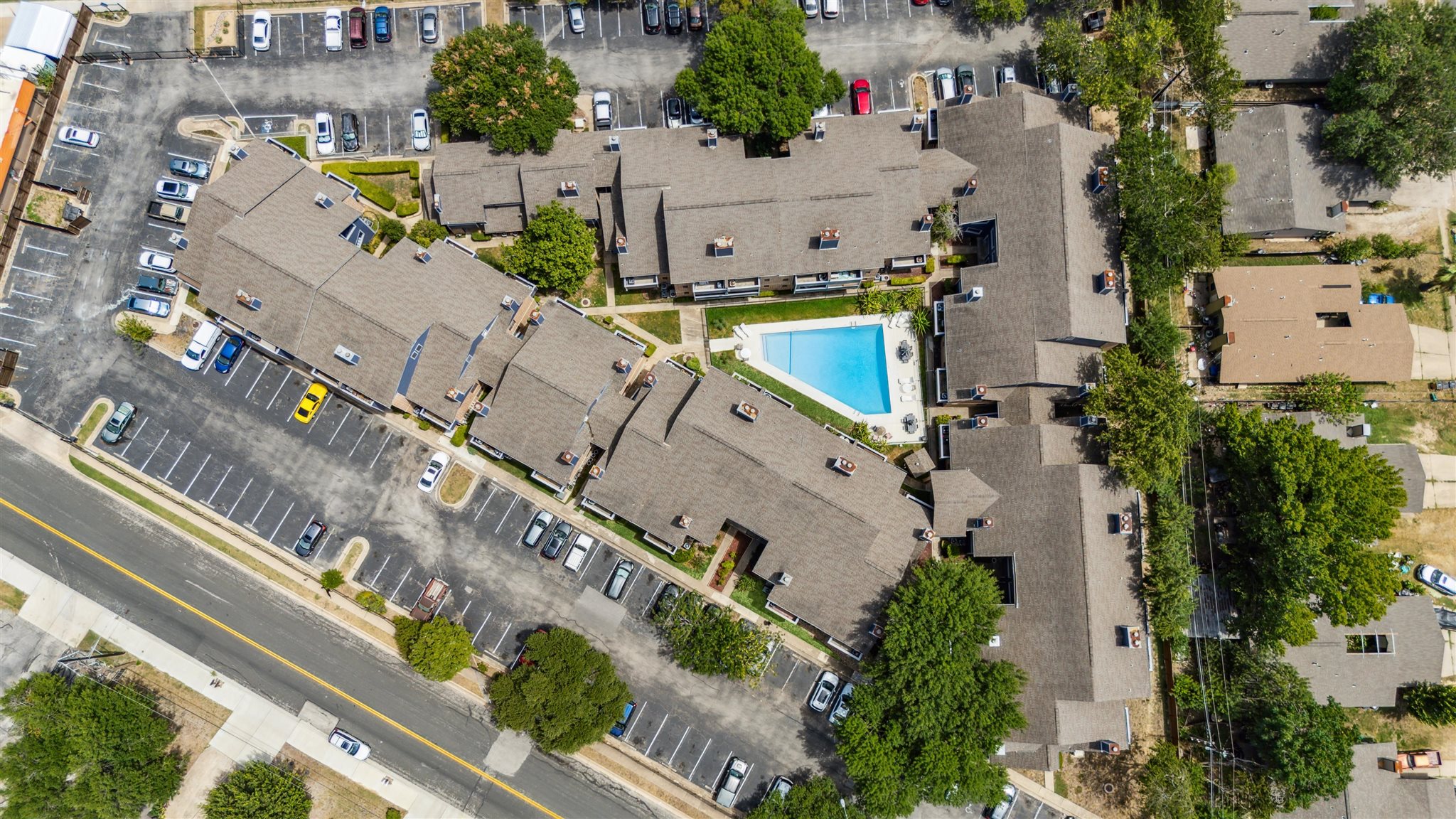 2500 Burleson Road, Unit 200 Austin, TX 78741 - Photo 12 of 12 an aerial view of residential houses with outdoor space