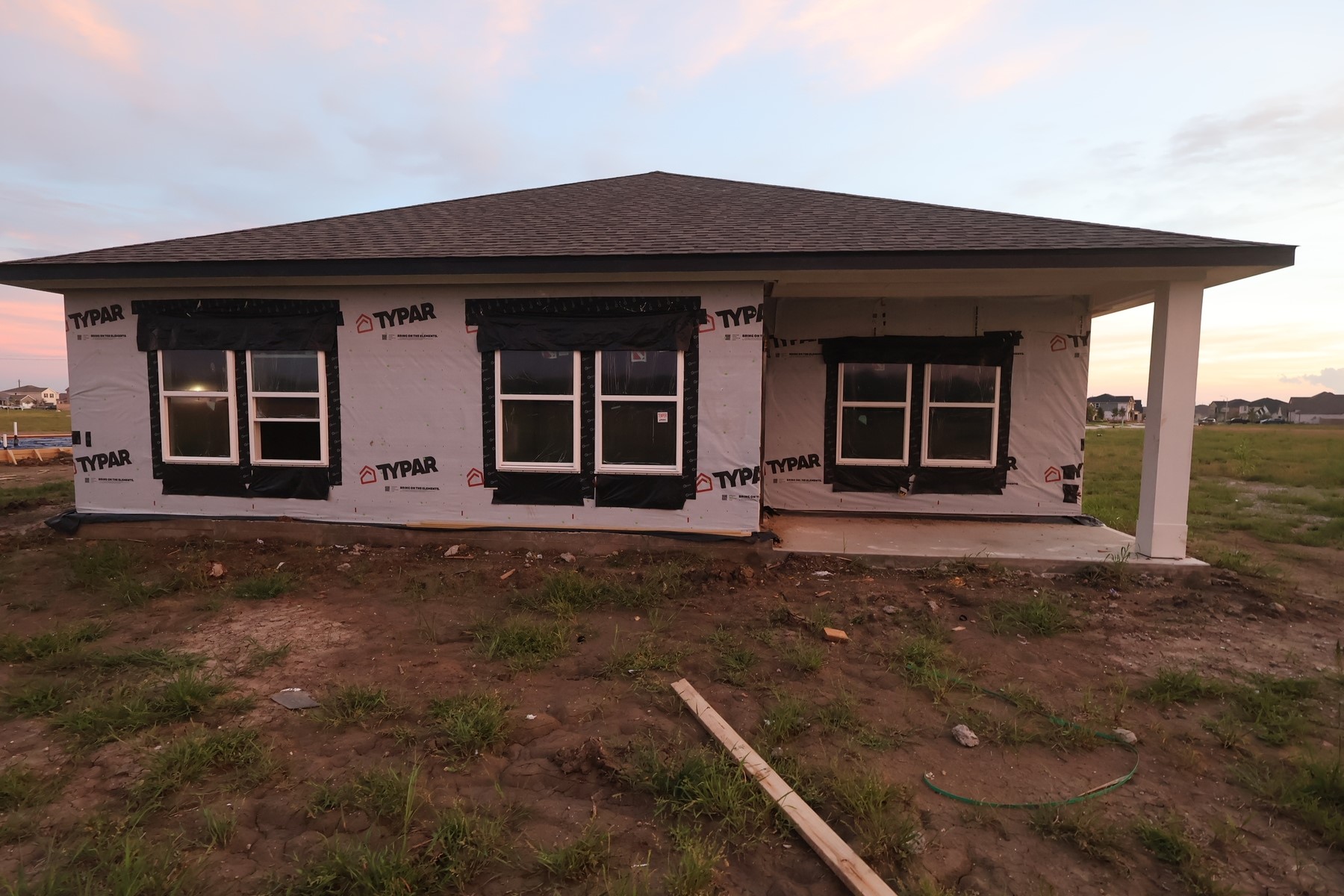 2903 Silver Frst Street Angleton, TX 77515 - Photo 4 of 28 Backyard with covered patio - still under construction!