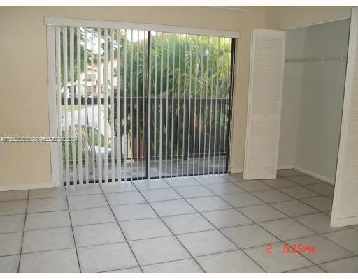 an outdoor view with patio